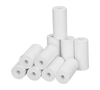 Rotoli di Carta Termica per Ricevute, 57 x 25 mm, 10 Pezzi, per Mini Stampante Termica Tascabile