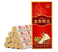 Rotoli di Moxa,Bastoncini di Moxa Cinque anni Moxa - Rotoli moxa naturali Bastoncini Moxibustion Smokeless Moxa Stick Wild Mugwort