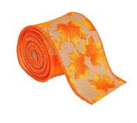 Rotoli di nastro di iuta per progetti creativi fai da te, 4,5 m di materiale decorativo, perfetto per eventi stagionali (G)
