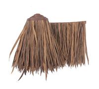 Rotoli di Paglia Sintetica Rotolo di Paglia di Palma Tetto di Paglia Tegola Artificiale Tetto di Paglia Paglia di Simulazione PE Paglia Finta Decorare Paglia(Yellow b,0.5x20m/1.64X65.6ft)