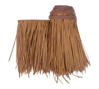 Rotoli di Paglia Sintetica Rotolo di Paglia di Palma Tetto di Paglia Tegola Artificiale Tetto di Paglia Paglia di Simulazione PE Paglia Finta Decorare Paglia(Yellow e,0.5x1m/1.64X3.28ft)