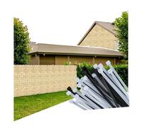 Rotoli di recinzione decorativa da giardino, altezza 60 cm, 1,5 m, per esterni, stanze, portici, piscine e pareti (R9, 55 x 550 cm)