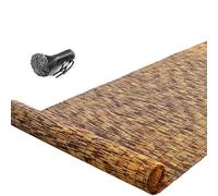 Rotoli di recinzione in bambù naturale, da 0,6 m a 1,8 m di altezza, divisorio in bambù per giardini e cortili, soluzioni ecologiche per recinzioni (H1,83 x L1/H6 x L43ft)