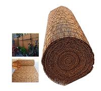 Rotoli di recinzione in bambù per esterni, altezza 1,2 m, per balcone e patio, decorazione da giardino, perfetti per spazi esterni e gallerie, altezza 0,6-0,9 m