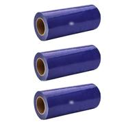 Rotoli di ricarica per pellicola protettiva per pavimenti per dispenser di copriscarpe Pellicole monouso per scarpe Adesivo trasparente PE Antiscivolo(3roll lue16cm)