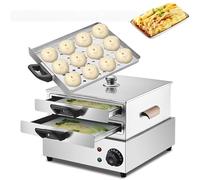 Rotoli di riso con vassoio per vapore e coperchio rimovibile, attrezzatura da cucina commerciale per deliziosi rotoli di pasta per la colazione