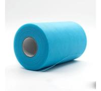 Rotoli di tulle, 100 iarde, rotolo di organza, tessuto decorativo, rotolo di tulle bianco, decorazione per feste ed eventi, fidanzamento - 22 azzurro cielo