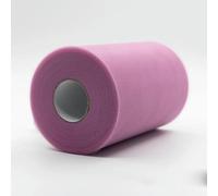 Rotoli di tulle da 100 iarde, rotolo di organza, tessuto decorativo, rotolo di tulle bianco, decorazione per feste ed eventi, fidanzamento-09, rosa e viola