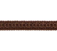 Rotoli Gimp Treccia Orlo, Stile 0050SG, Colore D2 - Mocha Marrone [12.8m]