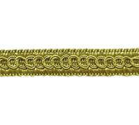 Rotoli Gimp Treccia Orlo, Stile 0050SG, Colore G6 - Lucertola Verde [12.8m]