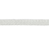 Rotoli Gimp Treccia Orlo, Stile 0058SG, Colore A1 - Puro Bianco [132m]