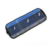 Rotoli la borsa degli attrezzi di progettazione con il tessuto del panno | Scomparti multipli e tasche per riporre oggetti organizzati, gancio per elettricisti fai da te, varie applicazioni