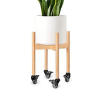 Rotoli per piante con ruote - per piantatrice per servizi pesanti, Mody vaso per patio balcone | Supporto per piante mobili, carrello per vaso, vassoio base girevole per uso exteri