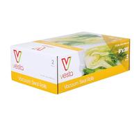 Rotoli per sottovuoto Vesta Precision - 2 per scatola - Trasparente e goffrata - Senza BPA, piombo e ftalati (20x600 cm)