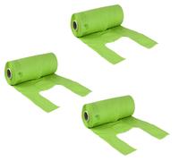 Rotoli shopper biodegradabili Mis. 24x40 | 27x50 | 30X60 da 1 KG a Rotolo Verde