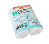 Rotoli Sottovuoto Sacchetti per Alimenti - Super Resistenti - Adatti a Tutte le Macchine Sottovuoto - Trasparenti - Cottura e Congelazione (2, 15x600)