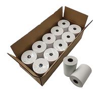 Rotoli termici 80 mm x 80 mm x 12 mm per terminale POS, stampante EPOS, sistema di cassa, senza BPA, 20 pezzi