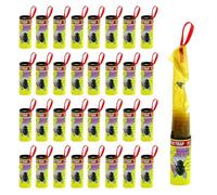 Rotolini Acchiappamosche, 50 Pezzi Trappole Adesive per Mosche, Trappola Mosche per Frutta appiccicosa, Strisce Adesive Cattura, Trappole per Mosche della Frutta, Uso per Interno ed Esterno