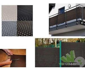 ROTOLO 0,9X5 MT STUOIA ARELLA PRIVACY RATTANSCREEN MARRONE INTRECCIATO BALCONE