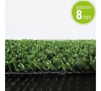 PRATO SINTETICO 8mm FINTA ERBA ESTERNO GIARDINO TAPPETO 1x25mt