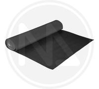 ROTOLO 15MT COPRIPAVIMENTO GOMMA NERO LISCIO H. 130 CM. 2mm MAURER 51238