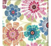 ROTOLO 20 METRI LINEARI TOVAGLIATO TOVAGLIA FIORI MANDALA H140 CM RISTORANTE