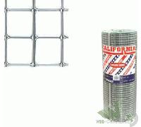 ROTOLO 25 MT RETE CALIFORNIA 12X25 1,50 H.80CM RECINZIONE ELETTROSALDATA ZINCATA