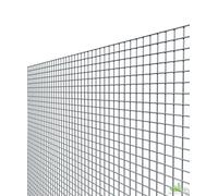 ROTOLO 25m H50cm RETE QUADRAZINCATA 12X12 RECINZIONE QUADRA ZINCATA ALLEVAMENTO