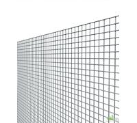 ROTOLO 25m H60cm RETE QUADRAZINCATA 76,2X12,7 RECINZIONE ZINCATA ALLEVAMENTO