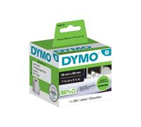 rotolo 260 etichette dymo labelwriter 36x89 mm bianco - 1983172