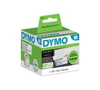 Rotolo 300 etichette LW S0929100 - 51x89 mm - non adesivo - per badge - bianco - Dymo