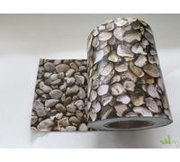 ROTOLO 35 MT TELO FRANGIVISTA PER RECINZIONI IN PVC PIETRA H 19 CM IMPERMEABILE