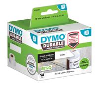 Rotolo 450 etichette LW Durable 1933085 - 19 x 64 mm - PP - bianco - Dymo