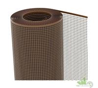 ROTOLO 50 MT RETE PER BALCONI MM 10X10 PLT 250 GR/MQ 1X50 MT MARRONE PROTEZIONE