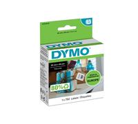 Dymo S0929120, 25mm x 25mm, 750 pz etichette in carta bianca multifunzione