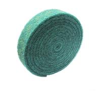 Rotolo abrasivo in nylon verde, 5,7 m di lunghezza e 70 mm di larghezza, per rimozione della ruggine e sbavatura su superfici in acciaio inossidabile