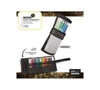 Rotolo Accessoriato Tinta Unita Jeans Lurex Argento