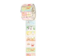 Rotolo adesivo glitterato pre-tagliato a forma di cartone animato, nastro decorativo per diario, quaderno, calendario, album fotografico, forniture per diari