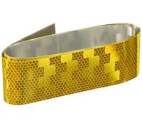 Rotolo Adesivo Rifrangente Omologato per Moto Giallo 5 x 100 cm