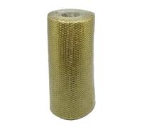 Rotolo Bobina RETE TULLE Lamè ORO 25 cm X 25 metri 166S