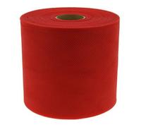 Rotolo Bobina TULLE ROSSO 12.5 cm X 100 metri 0256