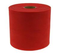 Rotolo Bobina Tulle Rosso 12.5 cm X 100 Metri