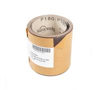 Rotolo carta abrasiva vetrata in corindone 100mm x 5mt gr 180
