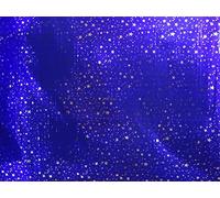Rotolo Carta Cielo Metallizzata con Stelle Argento 100x500cm