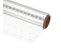Rotolo Carta Imballaggio A Pois 40cm x 30M 2,2Mil Spessore Trasparente