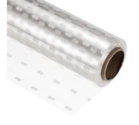 Rotolo Carta Imballaggio A Pois 54cm x 30M Spessore 2,5Mil Trasparente