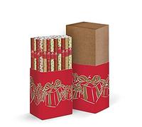 Rotolo Carta Regalo Natale - 2 pezzi x 0,70 m - colori assortiti