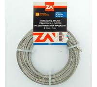 Rotolo Cavo Corda Metallica Metallo Fune Acciaio Inox Inossidabile Anti-Ruggine