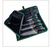 ROTOLO CUOCO 5 COLTELLI PANE CARNE VERDURA SANELLI PREMANA PROFESSIONAL 980605