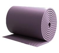 Rotolo da 10 m/rotolo di schiuma fonoisolante, 5 cm di spessore, autoadesivo in cotone fonoassorbente, tavole acustiche per studio home cinema Ktv (colore: viola, dimensioni: 60 m)